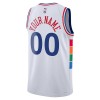 Dres Philadelphia 76ers Prilagođeni Nike 2024-25 City Edition Bijela Swingman